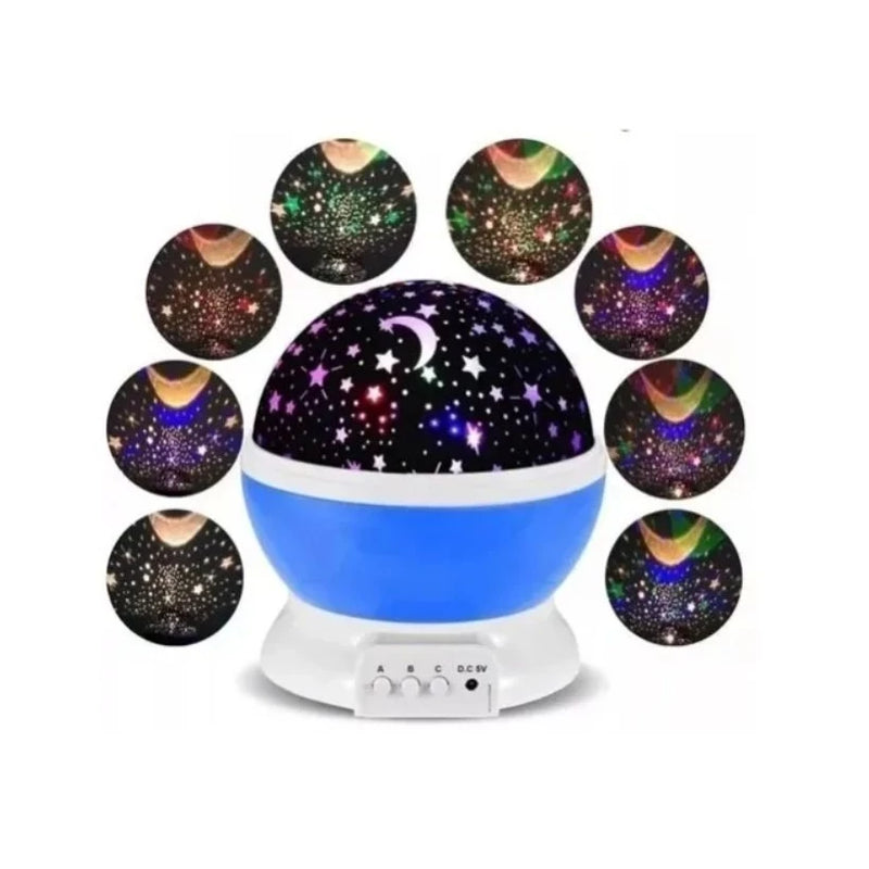 Luminária Projetor De Estrelas 360
