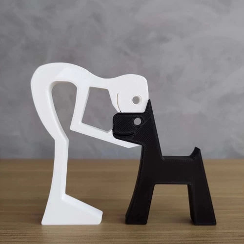 Escultura Preto e Branco