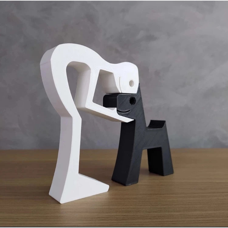 Escultura Preto e Branco