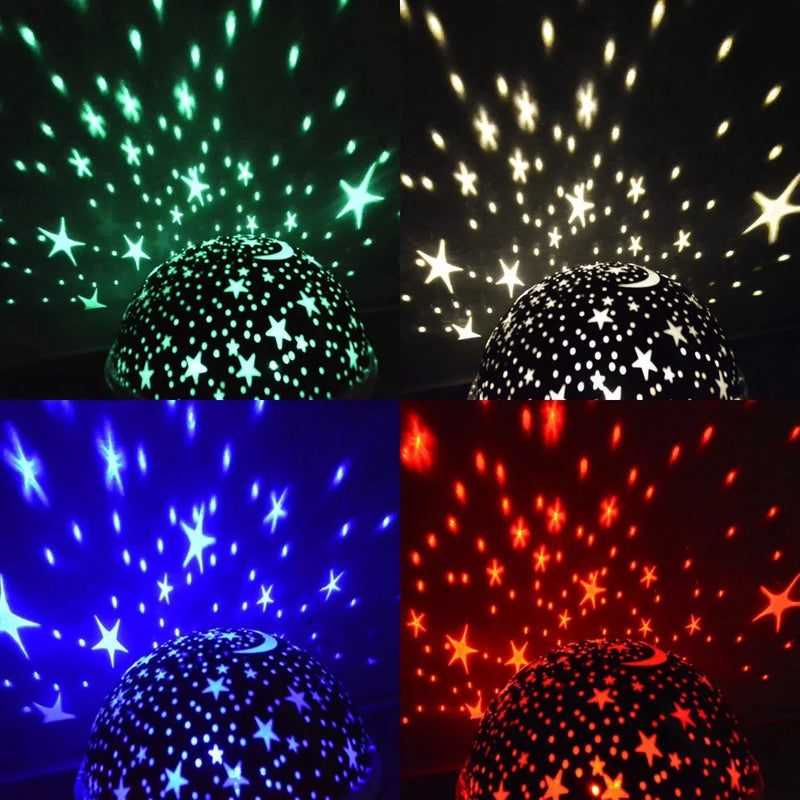 Luminária Projetor De Estrelas 360