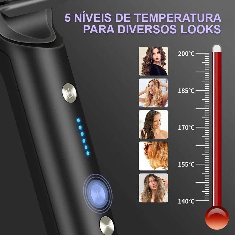 Escova Alisadora Modeladora 5 em 1