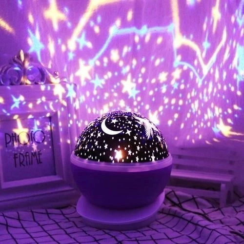 Luminária Projetor De Estrelas 360