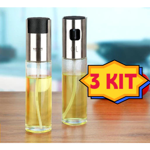 KIT 3 Galheteiros Spray de Cozinha