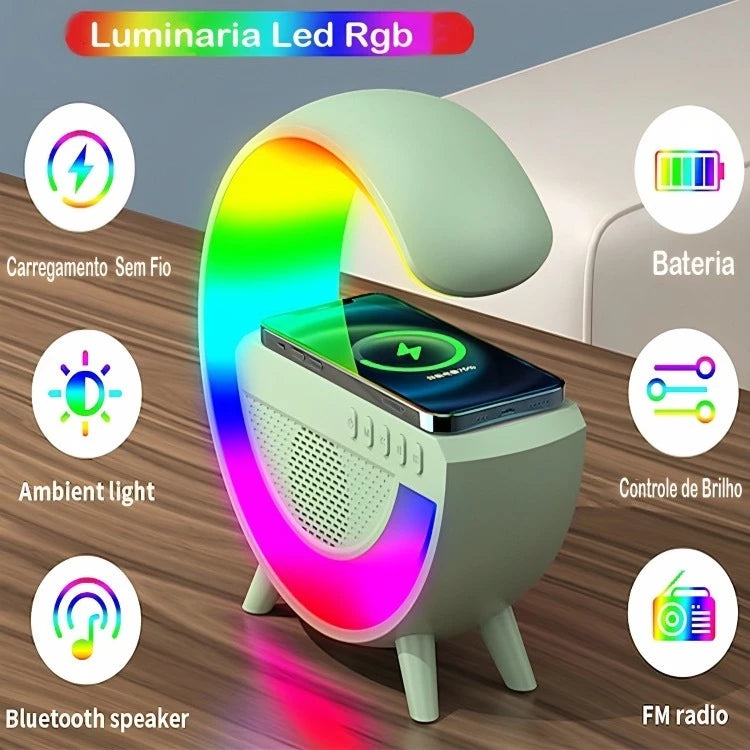 Luminária Caixa De Som G Speaker Smart RGB