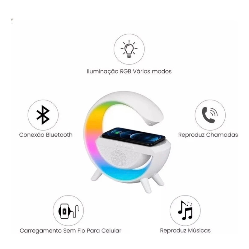 Luminária Caixa De Som G Speaker Smart RGB