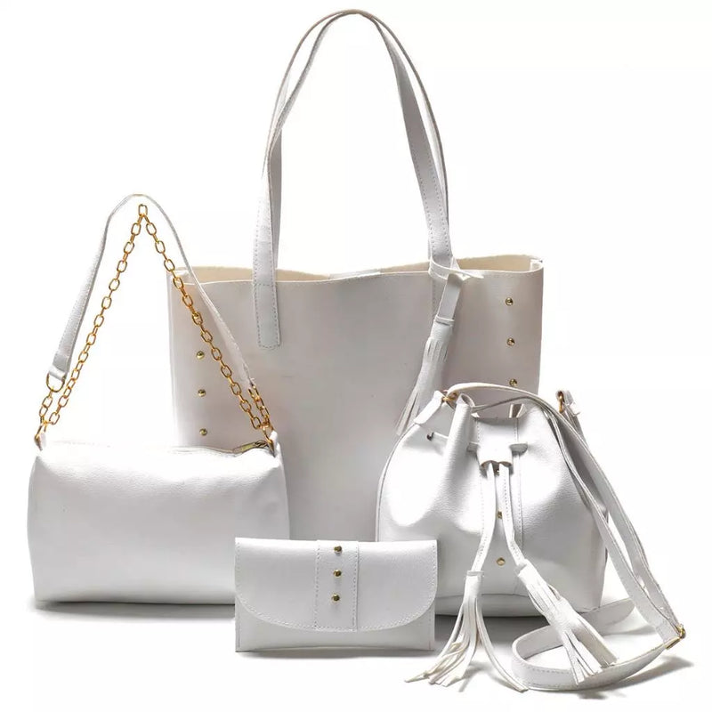 KIT 4  Bolsa Feminina Transversal Tiracolo