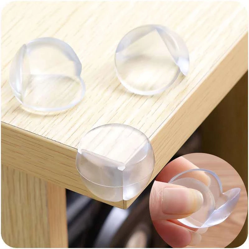 kit Protetor De Quina Silicone Mesa Segurança Para Crianças E Bebes Proteção