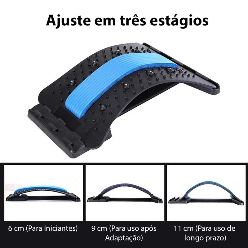 Massageador Magic Maca Fitness Lombar Corretor Postura Coluna Costas
