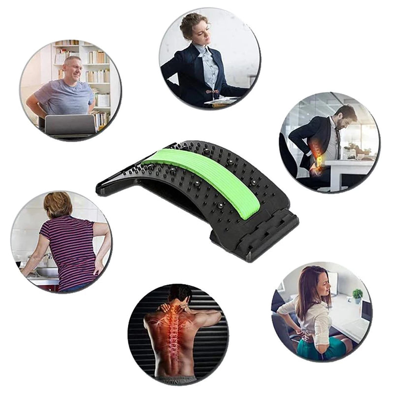 Massageador Magic Maca Fitness Lombar Corretor Postura Coluna Costas