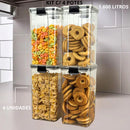 Kit Potes herméticos (Compre 3 + 1 de brinde)